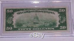 1929 Série 50 $ Dollar Bill Note Monnaie Banque Nationale De Butler Pa # F000427a