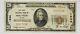 1929 T1 20 $ Première Banque Nationale Houston Texas Billets De Banque Nationaux Monnaie Vf743a