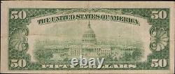 1929 Ty 1 50 $ Monnaie Nationale 2e Banque Nationale De Danville, Ill. F- 1803