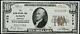 1929 Ty1 10 $ Albion National Bank Billet De Banque National Du Nebraska Monnaie Unc (208)