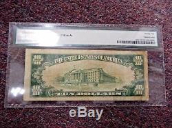 1929 Type-1 $ 10 Monnaie Nationale Swedtresboro Bj National Charter 2923
