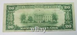 1929 Us $ Note En Monnaie Nationale Bank Of Cadiz Ohio Charter # 4853 No De Série, Bas
