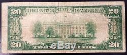 1929 Vingt Dollars Nat'l Currency, La Banque Nationale De Joliet, Joliet, Illinois