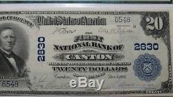 20 $ 1902 Billet De Banque De La Monnaie Nationale Sd Du Dakota Du Sud Sd Projet De Loi N ° 2830 Xf40! Pmg