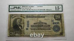 $20 1902 Birdseye Indiana En Monnaie Nationale Note De Banque Bill Ch. #8835 Pmg