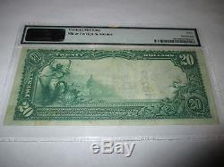 $ 20 1902 Coaldale Pennsylvanie Pa National Currency Bank Note Bill Ch. # 9739 Vf