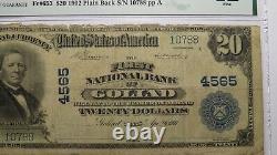20 $ 1902 Goliad Texas Tx Monnaie Nationale Banque Note Bill Ch. #4565 F12 Pmg