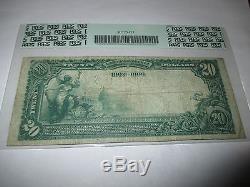 $ 20 1902 Manor Pennsylvania Pa Billets De Billets De Banque Nationale De Billets De Banque! Ch. # 6456 Fine