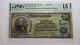 20 $ 1902 Marshfield Wisconsin Wi Monnaie Nationale Bill #5437 Pmg F15