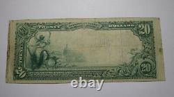 $20 1902 Montour Iowa Ia National Currency Bank Note Bill! Charte #7469 Vf++