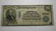 $20 1902 Muskogee Oklahoma Ok National Currency Bank Note Bill Ch. #5236 Rare