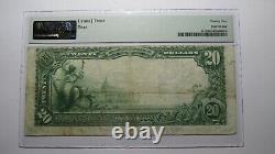 20 $ 1902 Orange California Ca National Devise Bank Bill Ch #8181 Vf25 Pmg