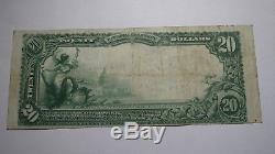 $ 20 1902 Passaic New Jersey Nj Facture Billet De Banque National! Ch. # 12205 Vf +
