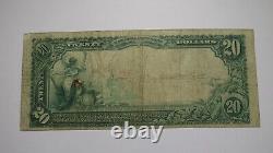 20 $ 1902 San Francisco California Ca National Currency Bank Note Bill Ch. Numéro 9683