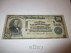 $ 20 1902 Wilkinsburg Pennsylvanie Pa Note De La Banque Nationale De Billets De Billets Bill! Ch. # 5265