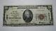 20 $ 1929 Anthony Kansas Ks Banque Nationale Monnaie Note Bill Charte # 3385 Vf
