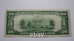 20 1929 Ashland Pennsylvania Ap National Monnaie Banque Note Bill! Ch #5615 Xf++