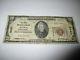 $ 20 1929 Avoca Pennsylvanie Pa Note De La Banque Nationale De Billets De Billets! # 8494 Fine Rare