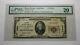 20 1929 Baton Rouge Louisiane La Monnaie Nationale Note De Banque Bill Ch #9834 Vf20