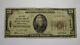 20 1929 Belle Vernon Pennsylvania Ap National Monnaie Banque Note Bill Ch. #4850