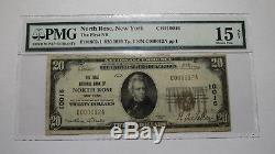 20 $ 1929 Billet De Banque En Monnaie Nationale North Rose New York Ny Bill Bill Ch # 10016 Fine