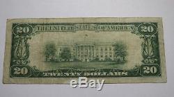 20 $ 1929 Billet De Banque National En Monnaie Nationale Shippensburg Pennsylvania Pa Bill Ch. # 834