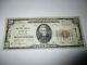 20 $ 1929 Billet De Billet De Banque De La Monnaie Nationale De Chico California Ca! Ch. # 13711 Vf