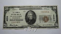 20 $ 1929 Billet De Billet De Banque En Monnaie Nationale De Pennsylvanie, Pennsylvanie, Pennsylvanie # 4894 Xf