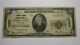 20 $ 1929 Billet De La Monnaie Nationale Du Jersey Du Nj À Jersey City Billet N ° 12255 Journal Square