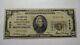 $20 1929 Christiana Pennsylvania Ap National Monnaie Banque Note Bill! #7078 Fine