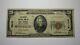 20 1929 Du Bois Pennsylvania Ap National Monnaie Banque Note Bill Ch. #5019 Fine
