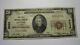 $20 1929 Dundee Illinois Il National Currency Bank Note Bill! Ch. #5638 Fine+