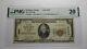 20 1929 El Paso Texas Tx Monnaie Nationale Banque Note Bill Ch. #2532 Vf20 Pmg