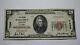 $20 1929 Elgin Illinois Il National Currency Bank Note Bill! Ch. #7236 Vf