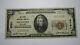 20 $ 1929 Escanaba Michigan Mi Banque Nationale Monnaie Note Bill! Ch. # 3761 Vf