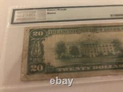 $20 1929 Fairport New York NY National Currency Bank Ch. #10869 PMG 20 Stains <br/>
- $20 1929 Fairport New York NY National Currency Bank Ch. #10869 PMG 20 Taches
