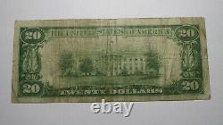 20 1929 Fort Collins Colorado Co Monnaie Nationale Banque Note Bill Ch. N°5503