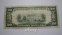 20 $ 1929 Greenville Alabama Al Monnaie Nationale Banque Note Bill! Ch. #5572 Vf