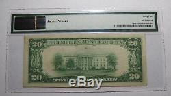 20 $ 1929 Hanford Californie Ca Banque Nationale Monnaie Note Bill Ch. # 5863 Vf35