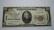 20 $ 1929 Hannibal Missouri Mo Banque Nationale Monnaie Note Bill! Ch. # 6635 Fin