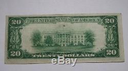 20 $ 1929 Harper Kansas Ks Billets De Banque Nationaux En Billets De Banque Bill Ch. # 8307 Xf + Rare