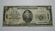 20 1929 Harrisville Pennsylvania Ap National Monnaie Banque Note Bill Ch. Numéro 6859