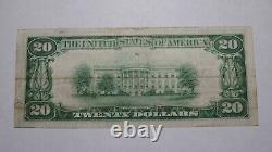 20 $ 1929 Hibbing Minnesota Mn Monnaie Nationale Banque Note Bill Ch. #5745 Vf++