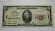 20 $ 1929 Ithaca New York, Ny Banque Nationale Monnaie Note Bill! Ch. # 222 Fin