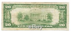 20 $. 1929 Kasson Minnesota National Currency Bank Note Bill Ch. # 10580