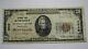 20 1929 $ Kennett Square Pennsylvania Pa Banque Nationale Monnaie Notez Le Projet De Loi # 2526