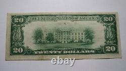 $20 1929 Lackawanna New York Ny National Currency Bank Note Bill Ch. #6964 Xf++