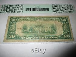20 $ 1929 Lawrenceville Pennsylvanie Pa Note De La Banque Nationale De Billets De Billets! # 9702