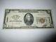 20 $ 1929 Libéral Kansas Ks Billet De Banque De La Monnaie Nationale! Ch. # 13406 Vf