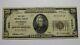 20 $ 1929 Marissa Illinois Il Banque Nationale Monnaie Note Bill! Ch. # 6691 Rare